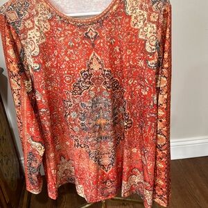Sz XL silky tee